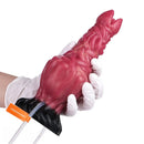 8.03in Ejaculating Inflatable Big Silicone Soft Fantasy Creature Dildo