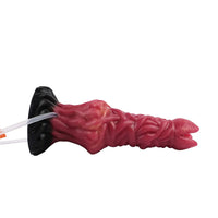 8.03in Ejaculating Inflatable Big Silicone Soft Fantasy Creature Dildo