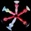 8.03in Fantasy Big Dog Knot Silicone Soft Dildo For G-Spot Stimulation
