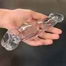 8.03in Mega Thick 3 Extra Inches Sexy Penis Extension Sleeve With Ball Loop
