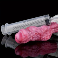 8.03in Realistic Animal Alien Dragon Ejaculating Silicone G-spot Dildo