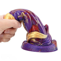 8.03in Realistic Silicone Monster Fantasy Cock Big Dildo For Clit Expansion