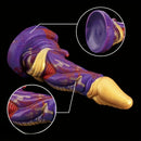 8.03in Realistic Silicone Monster Fantasy Cock Big Dildo For Clit Expansion