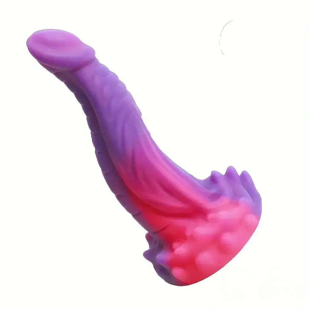 8.07in Fantasy Monster Silicone Soft Big Dildo For Intense Pleasure
