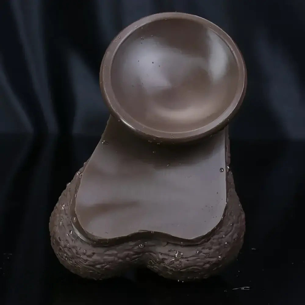 8.07in 10.23in Realistic Soft Silicone Anal Ebony Uncut Big Dildo