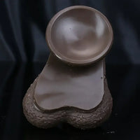 8.07in 10.23in Realistic Soft Silicone Anal Ebony Uncut Big Dildo