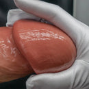 8.07in 11.02in 14.17in Curved Strap on Real Realistic Skin Texture Dildo