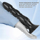 8.07in 11.22in Wearable Anal Beads Practice Anal Dilation Big Black Dildo