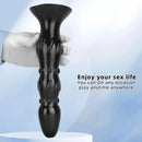 8.07in 11.22in Wearable Anal Beads Practice Anal Dilation Big Black Dildo