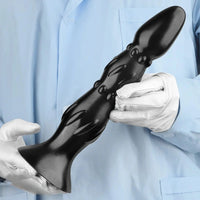8.07in 11.22in Wearable Anal Beads Practice Anal Dilation Big Black Dildo