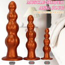 8.07in 11.61in 14.56in Muscle Anal Plug Dildo Soft Silicone Couple Anal Sex Toy