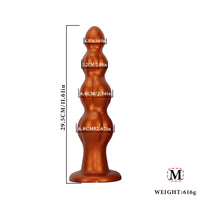 8.07in 11.61in 14.56in Muscle Anal Plug Dildo Soft Silicone Couple Anal Sex Toy