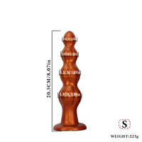 8.07in 11.61in 14.56in Muscle Anal Plug Dildo Soft Silicone Couple Anal Sex Toy