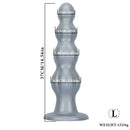 8.07in 11.61in 14.56in Muscle Anal Plug Dildo Soft Silicone Couple Anal Sex Toy
