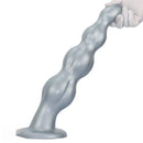 8.07in 11.61in 14.56in Muscle Anal Plug Dildo Soft Silicone Couple Anal Sex Toy