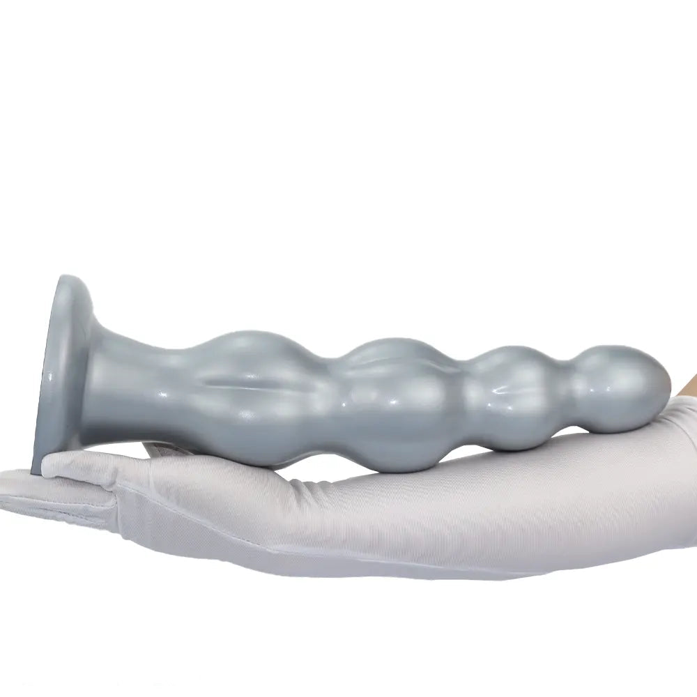 8.07in 11.61in 14.56in Muscle Anal Plug Dildo Soft Silicone Couple Anal Sex Toy