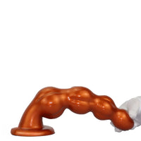 8.07in 11.61in 14.56in Muscle Anal Plug Dildo Soft Silicone Couple Anal Sex Toy
