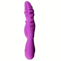 8.07in 7 Colors Vaginal Rods Liquid Silicone Female Dildo With Handle