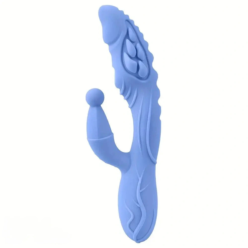 8.07in 7 Colors Vaginal Rods Liquid Silicone Female Dildo With Handle