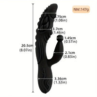 8.07in 7 Colors Vaginal Rods Liquid Silicone Female Dildo With Handle