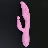 8.07in 7 Colors Vaginal Rods Liquid Silicone Female Dildo With Handle