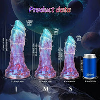 8.07in 9.17in 10.7in Silicone Fantasy Lifelike Capricorn Odd Monster Dildo