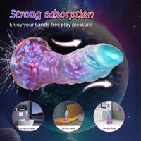 8.07in 9.17in 10.7in Silicone Fantasy Lifelike Capricorn Odd Monster Dildo