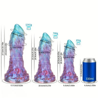 8.07in 9.17in 10.7in Silicone Fantasy Lifelike Capricorn Odd Monster Dildo
