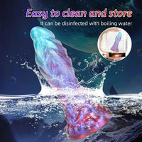 8.07in 9.17in 10.7in Silicone Fantasy Lifelike Capricorn Odd Monster Dildo