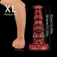 8.07in 9.25in 10.55in 12.59in Fantasy Dragon Silicone Big Soft Dildo