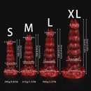 8.07in 9.25in 10.55in 12.59in Fantasy Dragon Silicone Big Soft Dildo