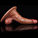 8.07in 9.25in Soft Liquid Silicone Big Real Feeling Dildo With Big Sucker