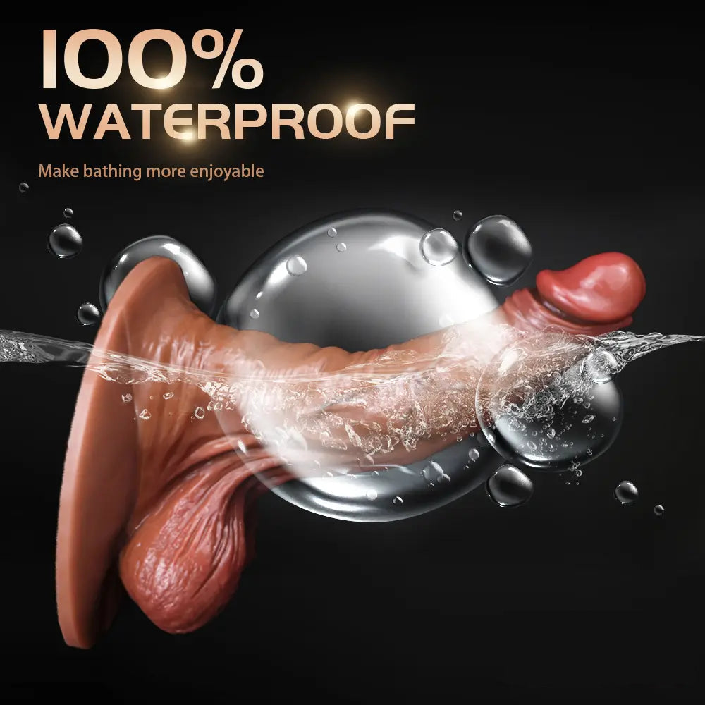 8.07in 9.25in Soft Liquid Silicone Big Real Feeling Dildo With Big Sucker