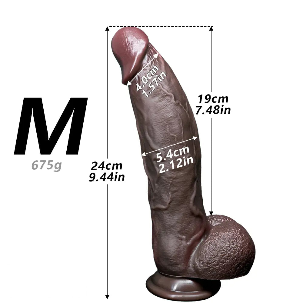 8.07in 9.44in 11.02in Strap on Big Silicone Dildo Adult Sex Toy For Love