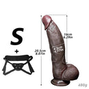 8.07in 9.44in 11.02in Strap on Big Silicone Dildo Adult Sex Toy For Love