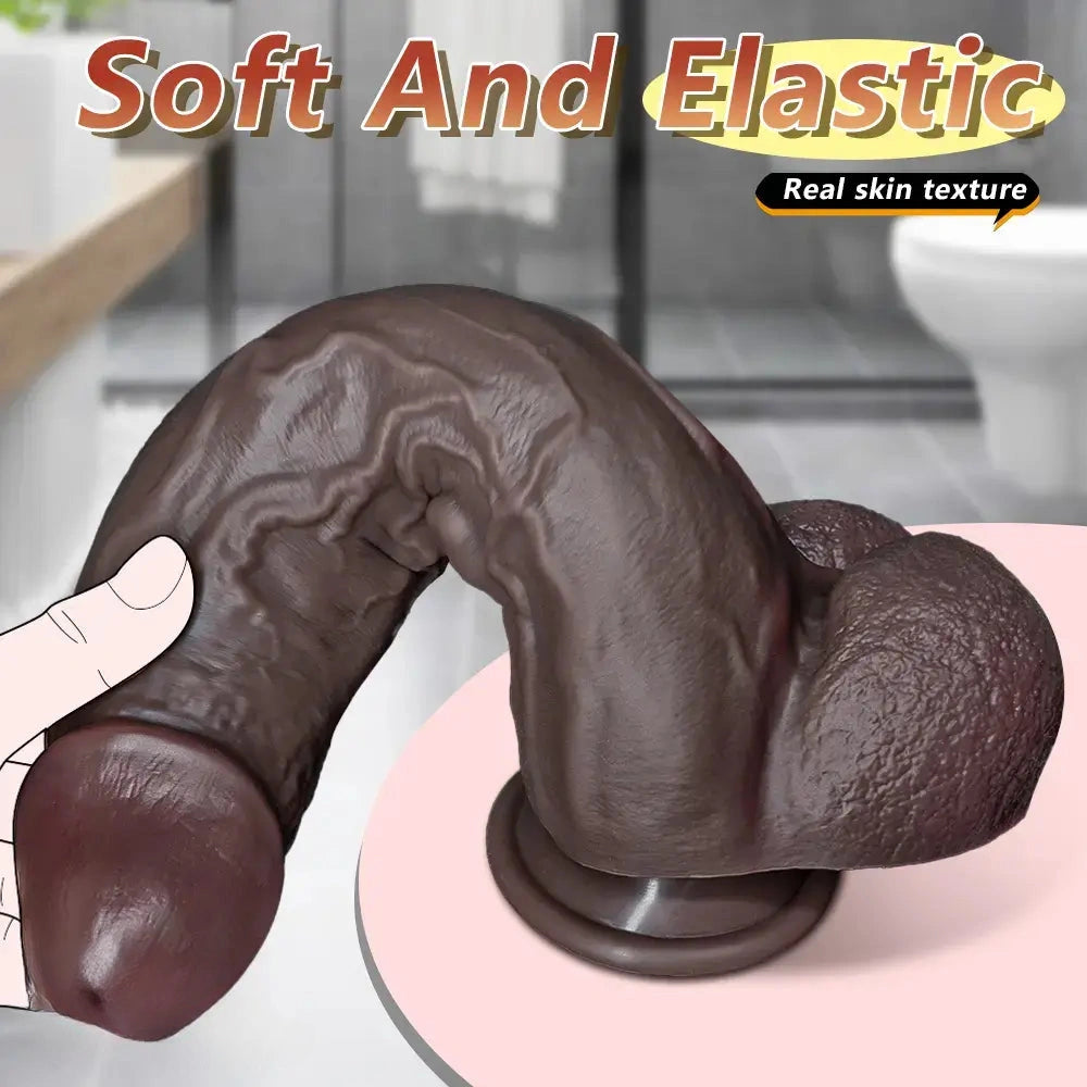 8.07in 9.44in 11.02in Strap on Big Silicone Dildo Adult Sex Toy For Love