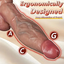 8.07in 9.44in 11.02in Strap on Lifelike Dildo Manual Penis Female Adult Toy