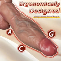 8.07in 9.44in 11.02in Strap on Lifelike Dildo Manual Penis Female Adult Toy
