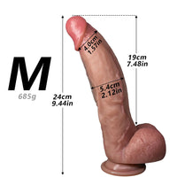 8.07in 9.44in 11.02in Strap on Lifelike Dildo Manual Penis Female Adult Toy