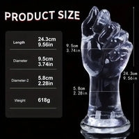 8.07in 9.56in Fist Dildo Big BDSM Sex Toy For For Men Women Adults