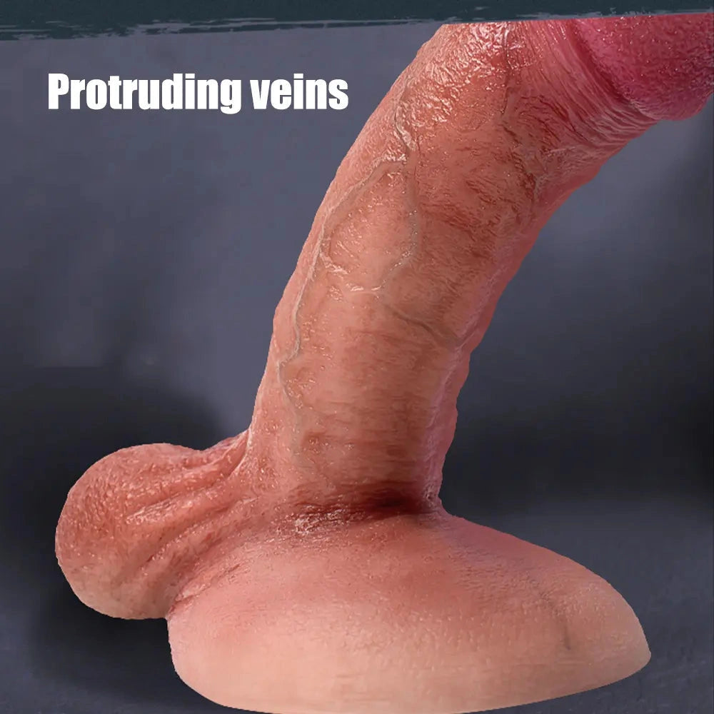 8.07in 9.64in Big Penis Dildo Woman Man Anal Sex Toy Breast Sex