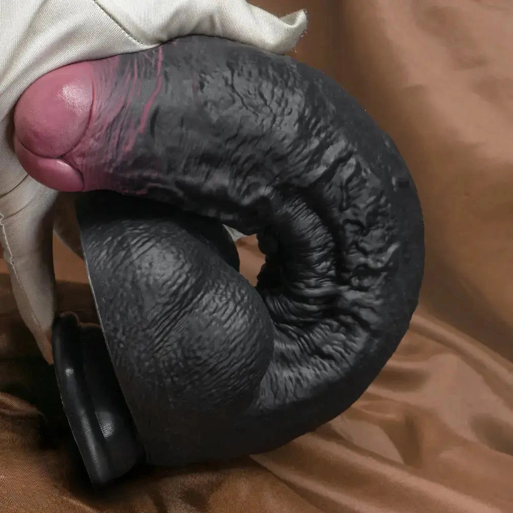 8.07in 9.84in 12in Foreskin Big Dildo Strap on Realistic Uncut Glans Soft Cock