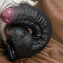 8.07in 9.84in 12in Foreskin Big Dildo Strap on Realistic Uncut Glans Soft Cock