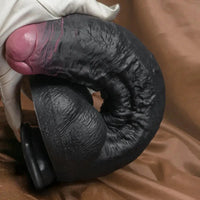 8.07in 9.84in 12in Foreskin Big Dildo Strap on Realistic Uncut Glans Soft Cock