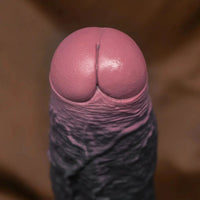 8.07in 9.84in 12in Foreskin Big Dildo Strap on Realistic Uncut Glans Soft Cock