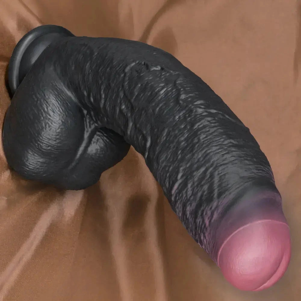8.07in 9.84in 12in Foreskin Big Dildo Strap on Realistic Uncut Glans Soft Cock