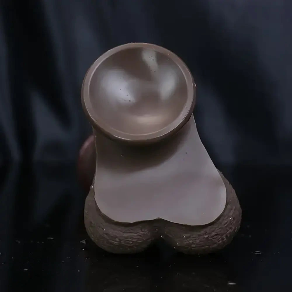 8.07in 9.84in Real Ebony Big Silicone Dildo For Vaginal Anal Play