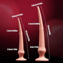 8.07in 9.84in TPE Big Soft Anal Plug Dilator Unisex Intimate Dildo