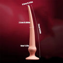 8.07in 9.84in TPE Big Soft Anal Plug Dilator Unisex Intimate Dildo