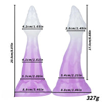 8.07in Animal Fantasy Silicone Dildo Monster Penis Design For Men